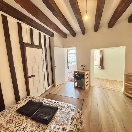 Vue Chateau & Mayenne - Centre Historique - 6 Personnes *