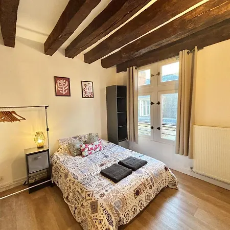 Vue Chateau & Mayenne - Centre Historique - 6 Personnes Appartement